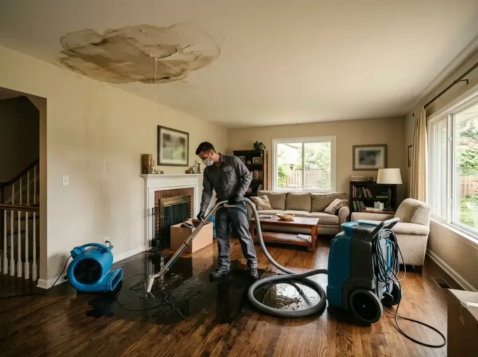attic-pipe-burst-ceiling-drip-008 — frequently asked questions, Water Damage Restoration & Carpet Care in Litchfield, IL